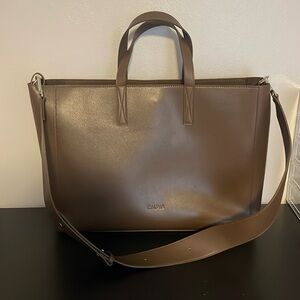 Calpak Brown Tote Bag